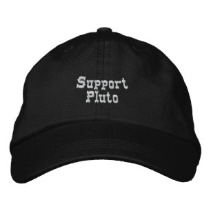 Support Pluto Embroidered Hat