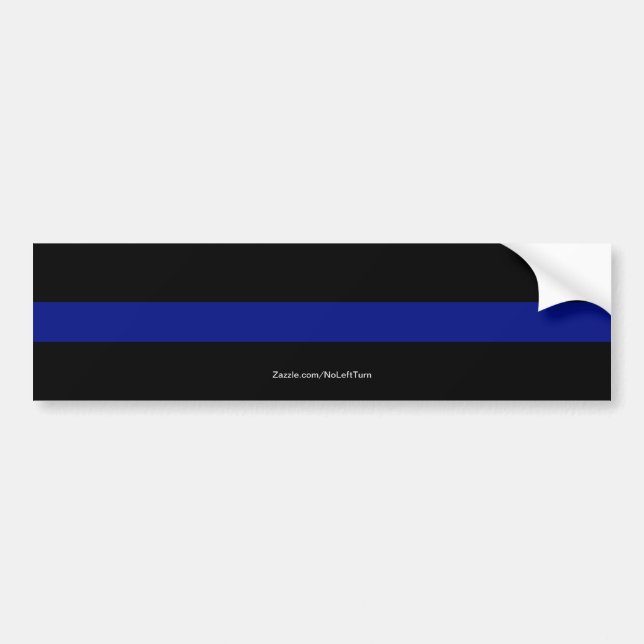 Support Police Bumper Sticker (Front)