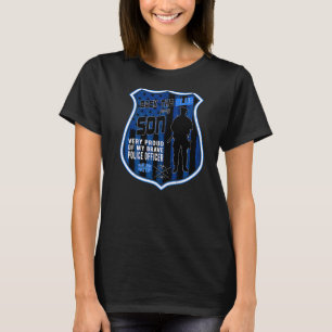 Support Police Officers Cop I Back The Blue For My T-Shirt