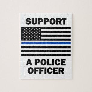 Support Police Officers Jigsaw Puzzle