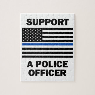 Support Police Officers Jigsaw Puzzle
