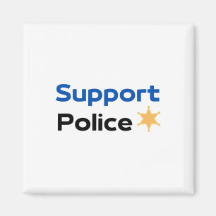 Support Police Sticker1 Magnet
