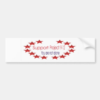 Support Project 9-12 Bumper Sticker