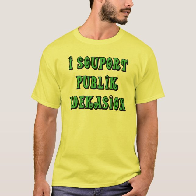 Support Public Education T-shirts Gifts (Front)