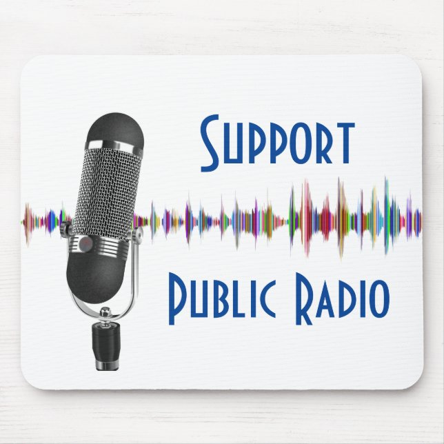 Support Public Radio  Mouse Mat (Front)