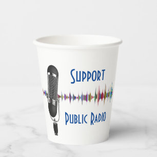 Support Public Radio Paper Cups