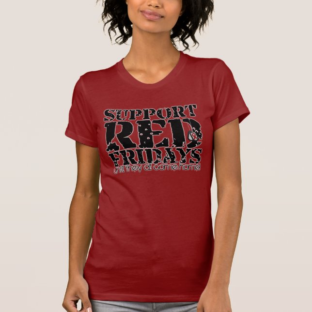 Support Red Fridays T-Shirt (Front)