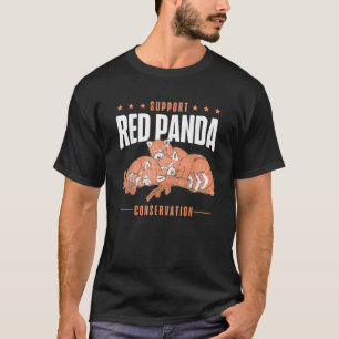 Support Red Panda Conservation Zookeeper Zoogoer W T-Shirt