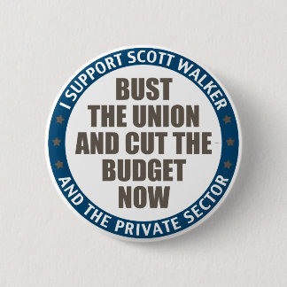 Support Scott Walker 6 Cm Round Badge
