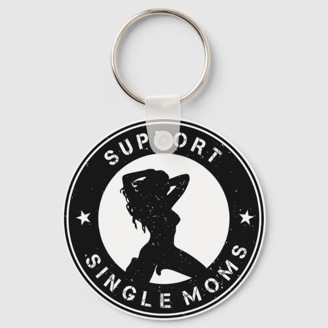 Support Single Mum Key Ring (Front)