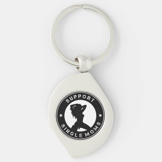 Support Single Mum Key Ring (Front)