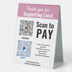 Support Small Business Receive Payment Venmo
