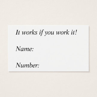 Support, Sponsorship, Fellowship Number Cards