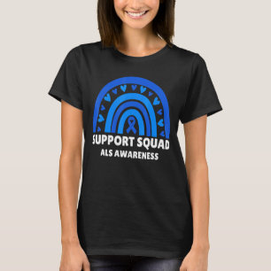 Support Squad Als Awareness Month Men Women Kids B T-Shirt