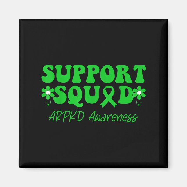 Support squad autosomal recessive kidney disease magnet (Front)