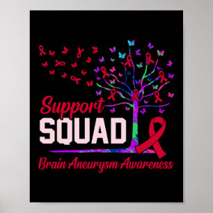 Support Squad Brain Aneurysm Awareness Month Suppo Poster