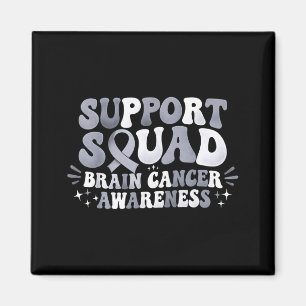 Support squad brain cancer awareness brain tumour magnet