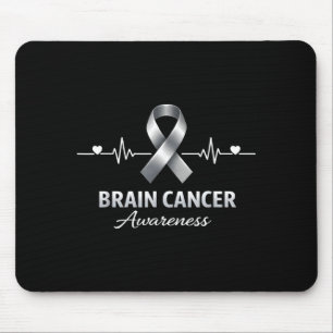 Support squad brain cancer awareness brain tumour mouse mat