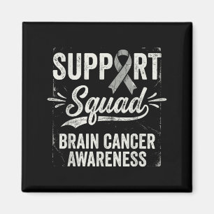 Support squad brain tumour awareness brain cancer magnet