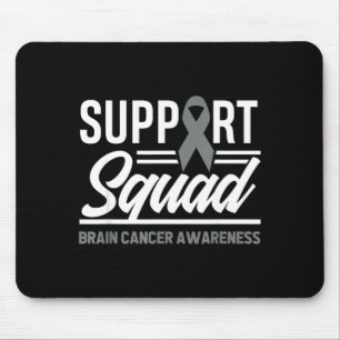 Support Squad Brain Tumour Support Brain Cancer Mouse Mat