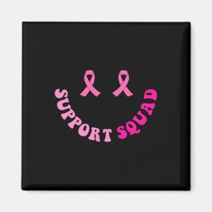 Support Squad Breast Cancer Awareness 2 Sided Magnet