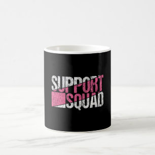 Support Squad Breast Cancer Awareness Family Coffee Mug