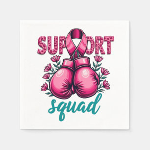 Support Squad Breast Cancer Awareness Gloves Box Napkin
