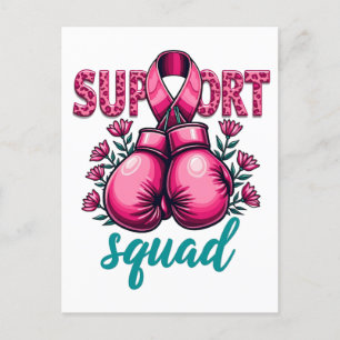 Support Squad Breast Cancer Awareness Gloves Box Postcard
