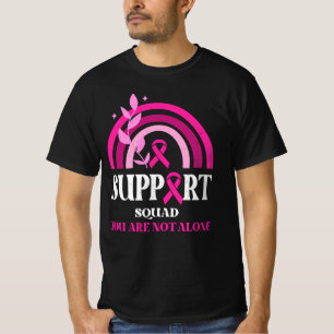 Support Squad Breast Cancer Awareness Leopard Pink T-Shirt