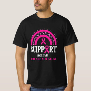 Support Squad Breast Cancer Awareness Leopard Pink T-Shirt