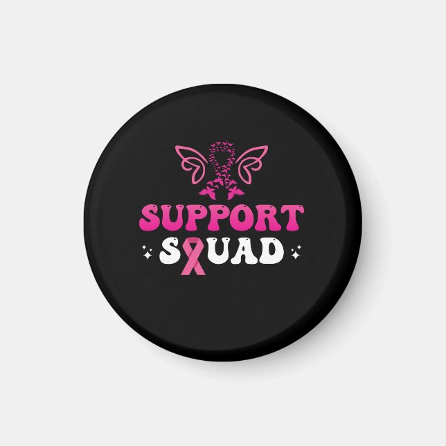 support squad breast cancer awareness magnet (Front)