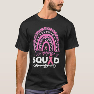 Support Squad Breast Cancer Awareness Survivor Pin T-Shirt