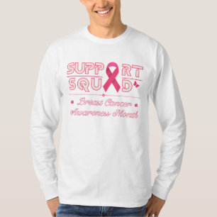 Support Squad-Breast Cancer  Awareness T-shirt