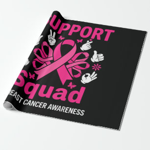 Support Squad Breast Cancer Awareness Wrapping Paper