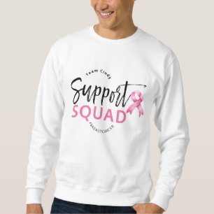 Support Squad Breast Cancer Pink Ribbon Sweatshirt
