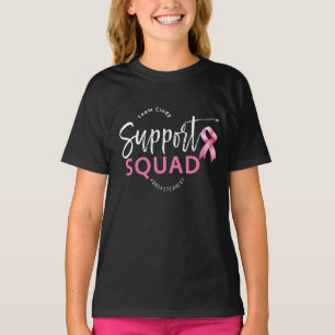 Support Squad Breast Cancer Pink Ribbon T-Shirt