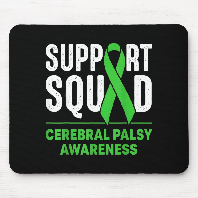 Support Squad Cerebral Palsy Awareness Month CP Mouse Mat (Front)