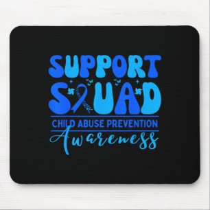 Support Squad Child Abuse Prevention Awareness Mouse Mat