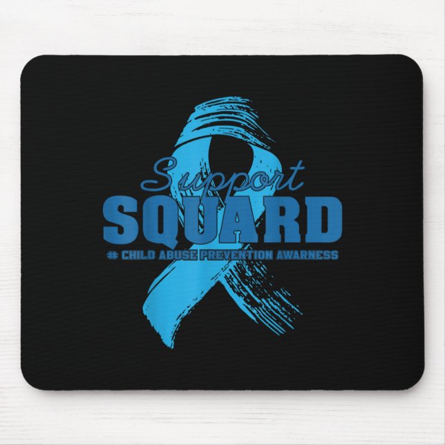 Support Squad Child Abuse Prevention Awareness Mouse Mat (Front)