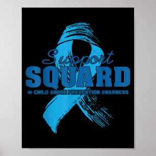 Support Squad Child Abuse Prevention Awareness Poster