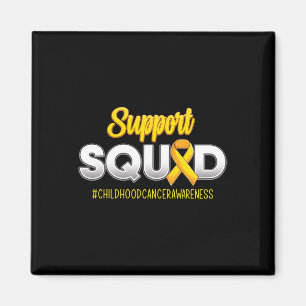 Support Squad Childhood Cancer Awareness For Women Magnet