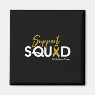 Support Squad - Childhood Cancer Awareness Magnet