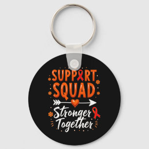 Support Squad Chronic Myeloid Leukaemia Awareness Key Ring