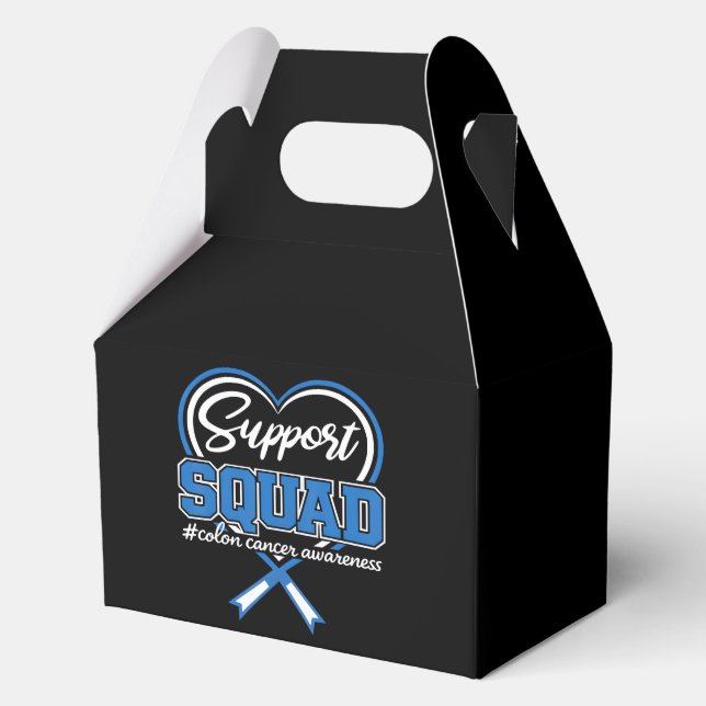Support Squad Colon Favour Box (Front)