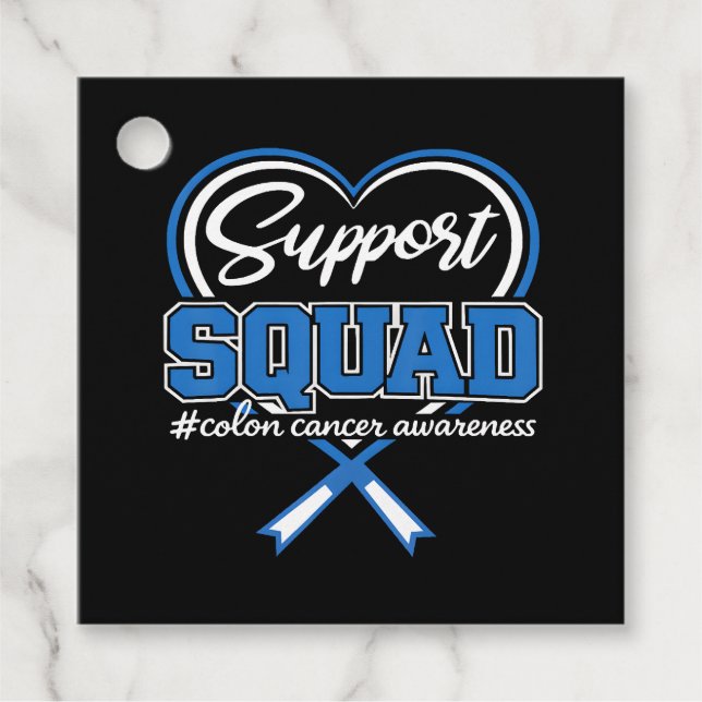 Support Squad Colon Favour Tags (Front)