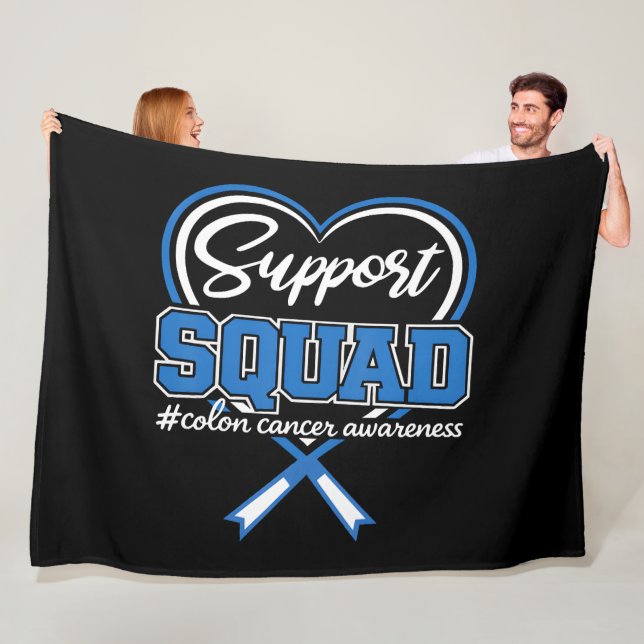 Support Squad Colon Fleece Blanket (In Situ)