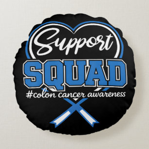 Support Squad Colon Round Cushion