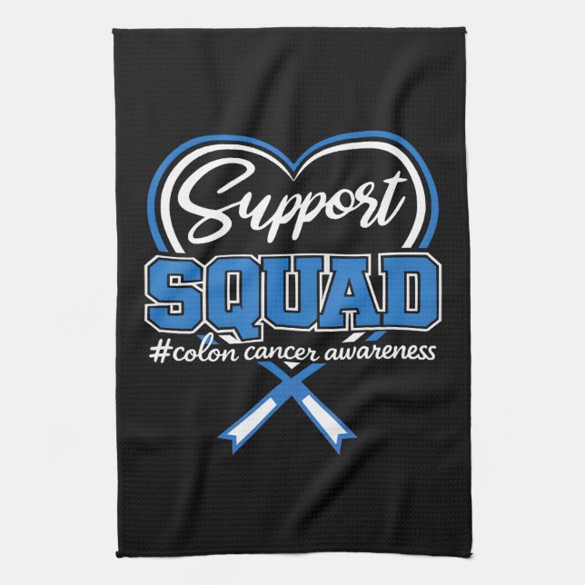 Support Squad Colon Tea Towel (Vertical)