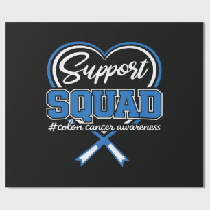 Support Squad Colon Wrapping Paper