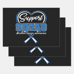 Support Squad Colon Wrapping Paper Sheet
